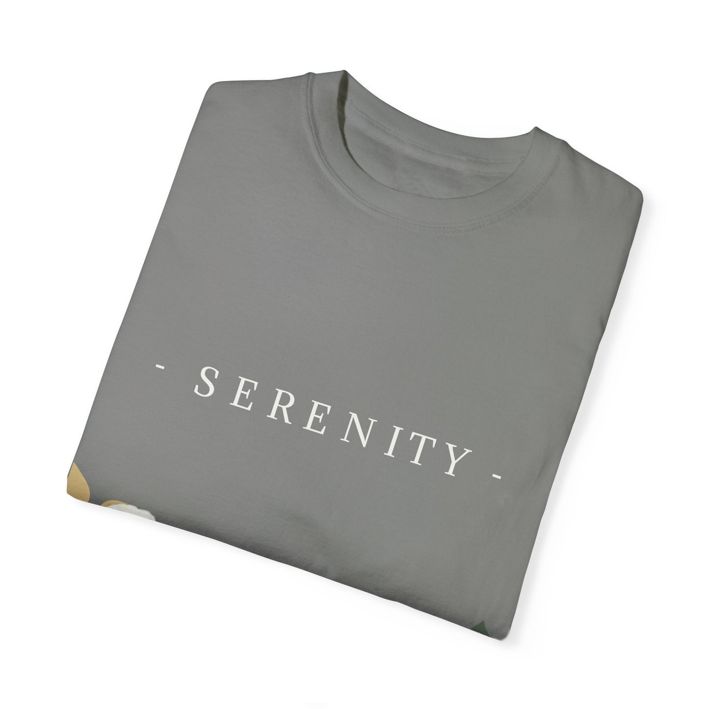 Serenity Floral Garden Printed T-Shirt – A Blend of Elegance and Comfort