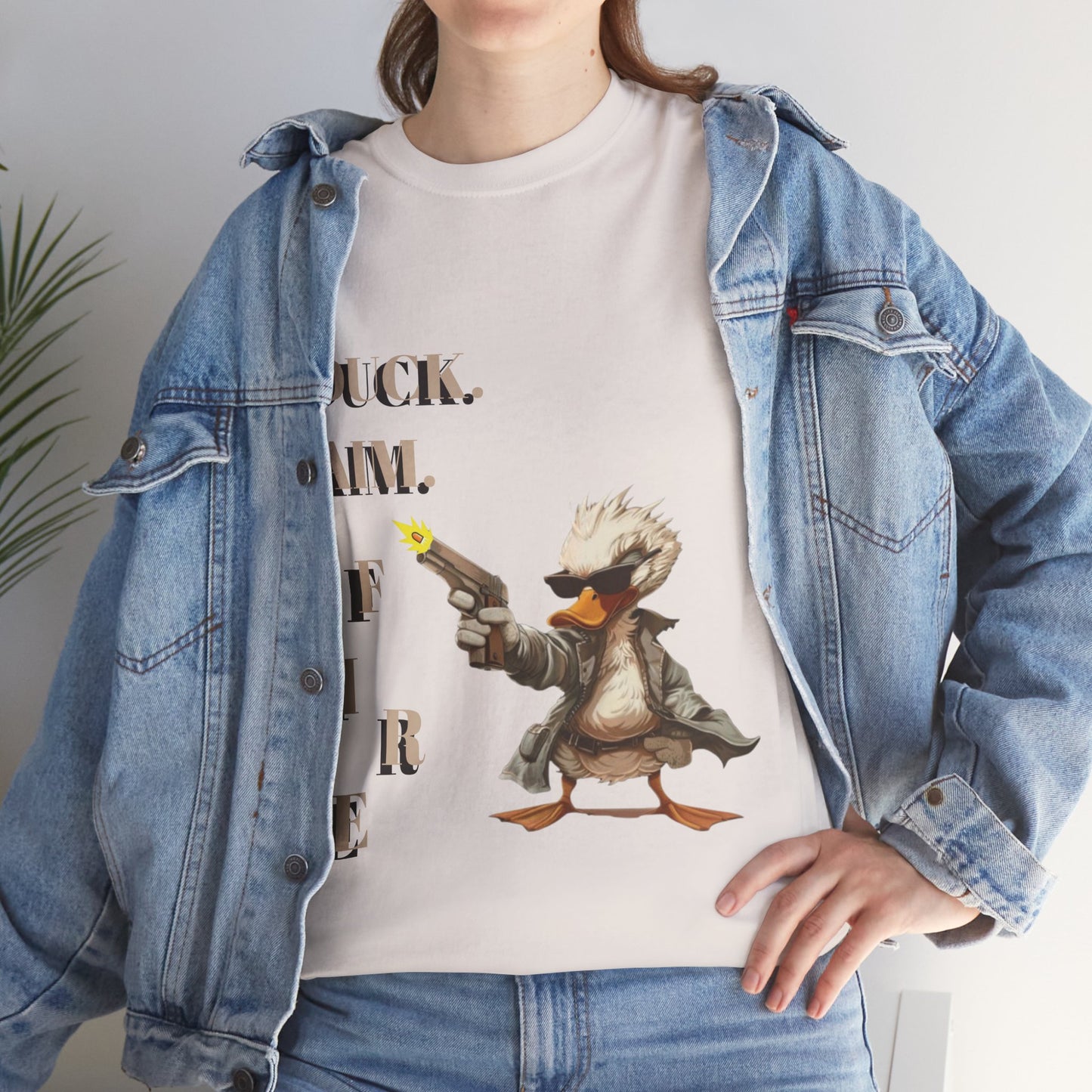 Stay Calm or Duck Out - Bold Unisex T-Shirt