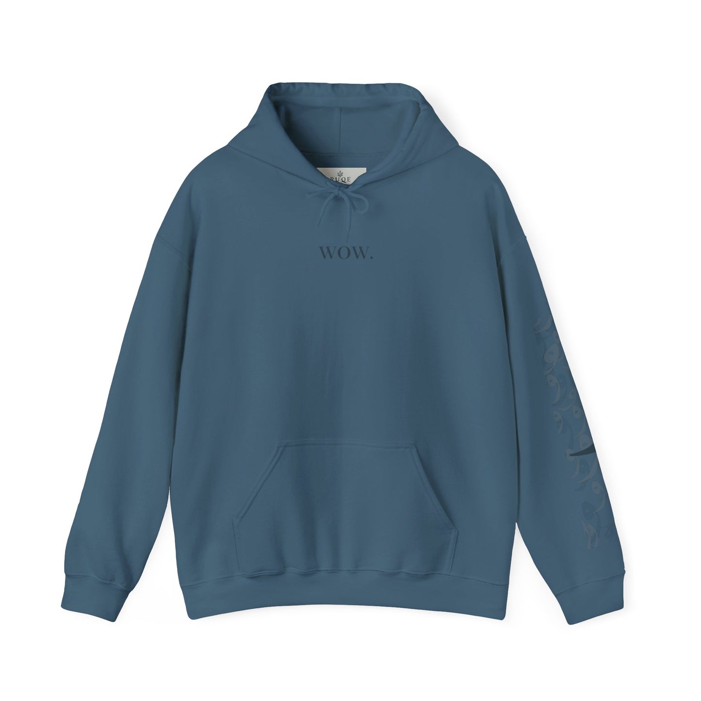 Minimalist "Wow" Hoodie with Arabic Waw