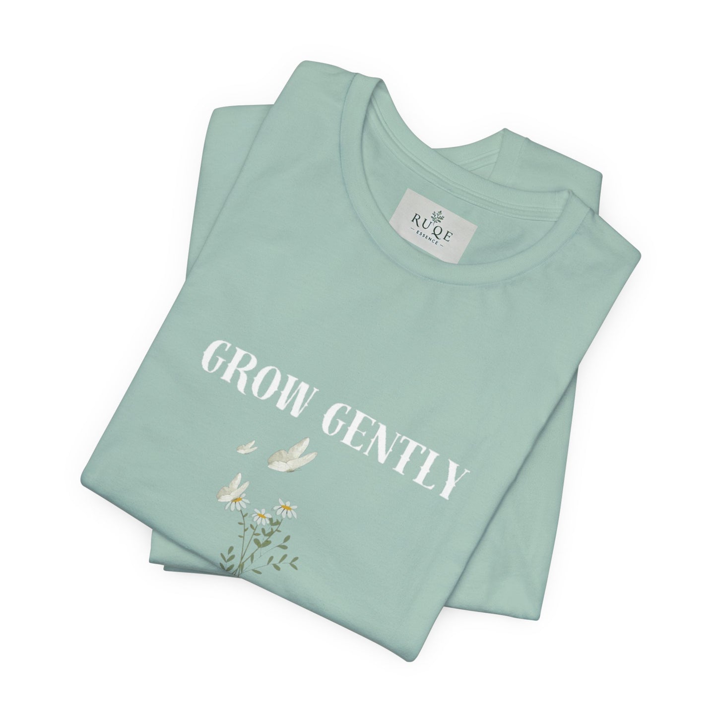 Grow Gently, Fly Freely – Nature-Inspired T-Shirt