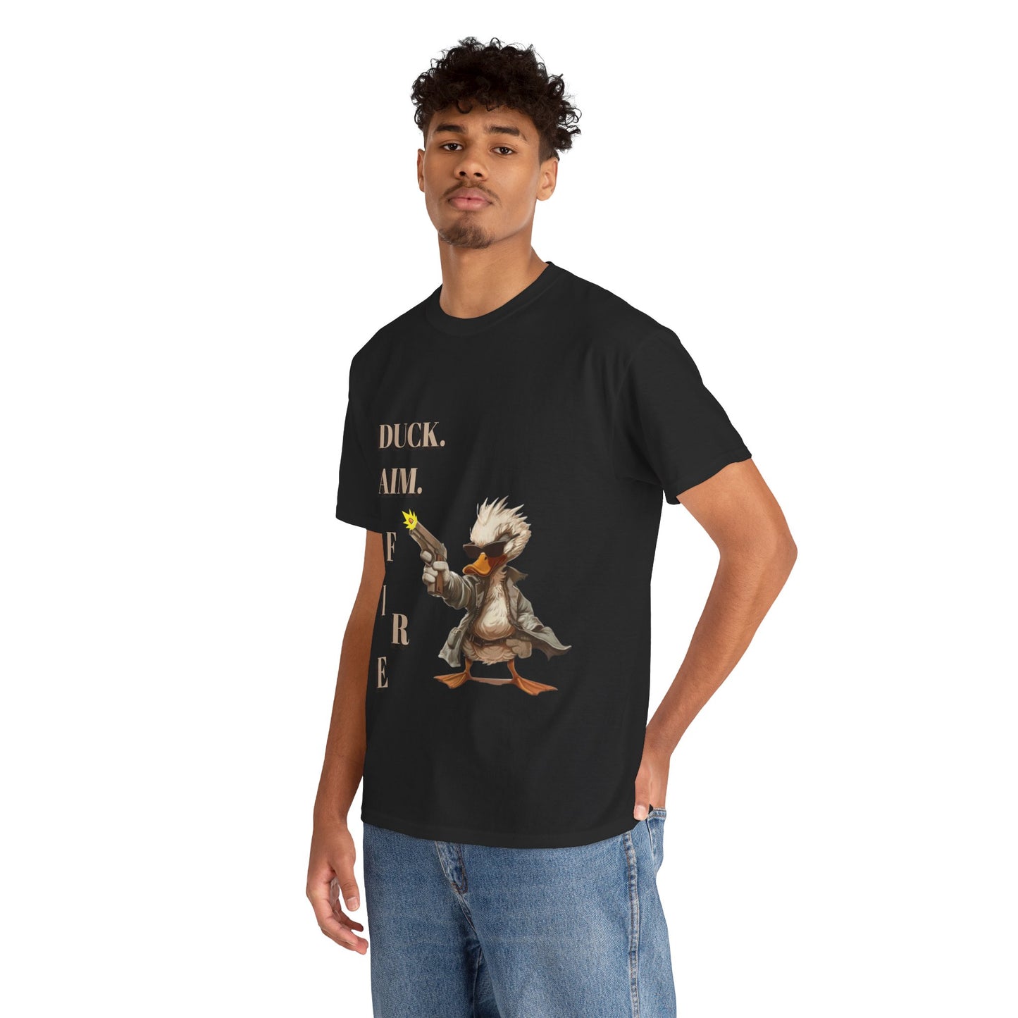 Stay Calm or Duck Out - Bold Unisex T-Shirt