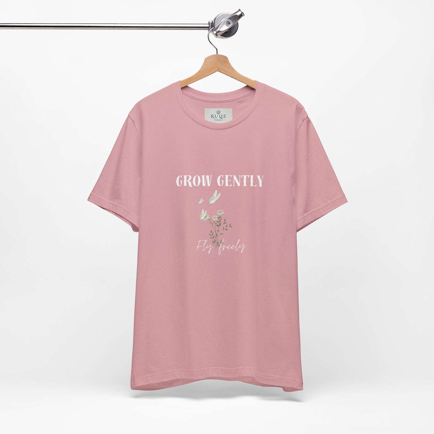 Grow Gently, Fly Freely – Nature-Inspired T-Shirt