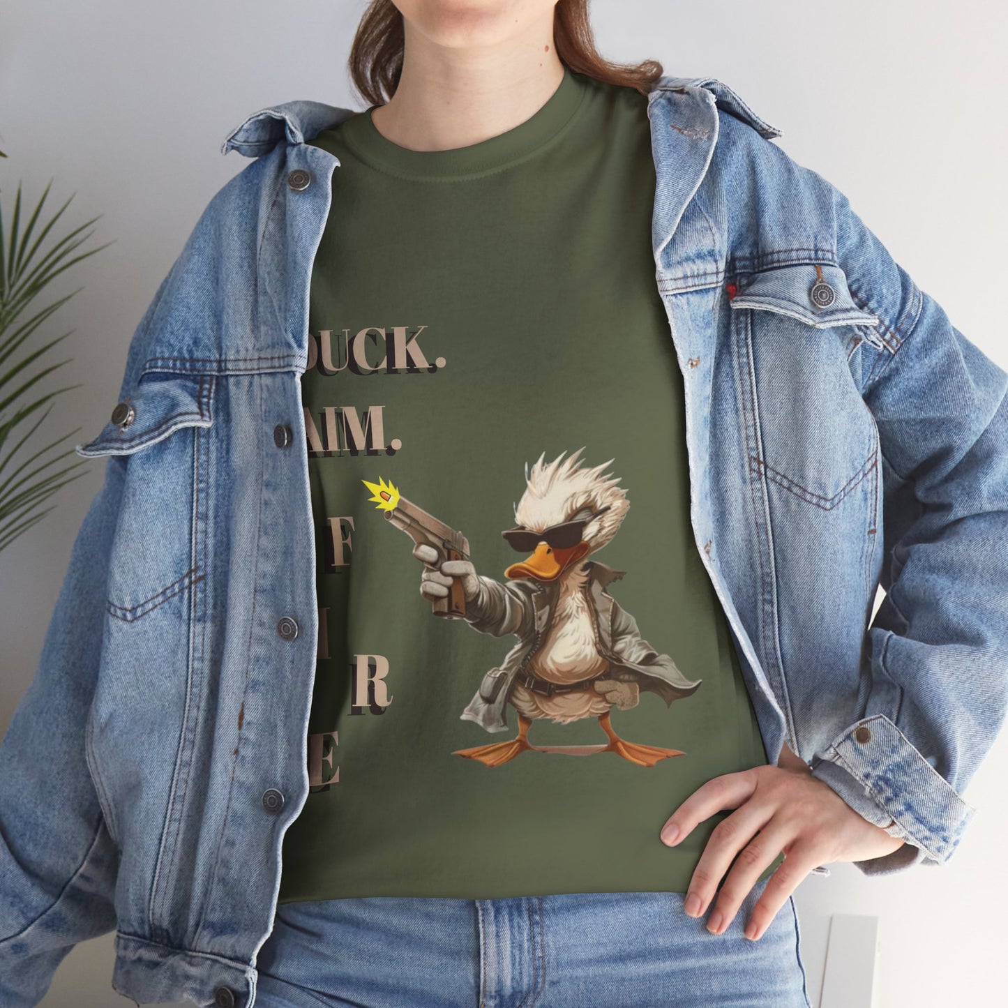 Stay Calm or Duck Out - Bold Unisex T-Shirt