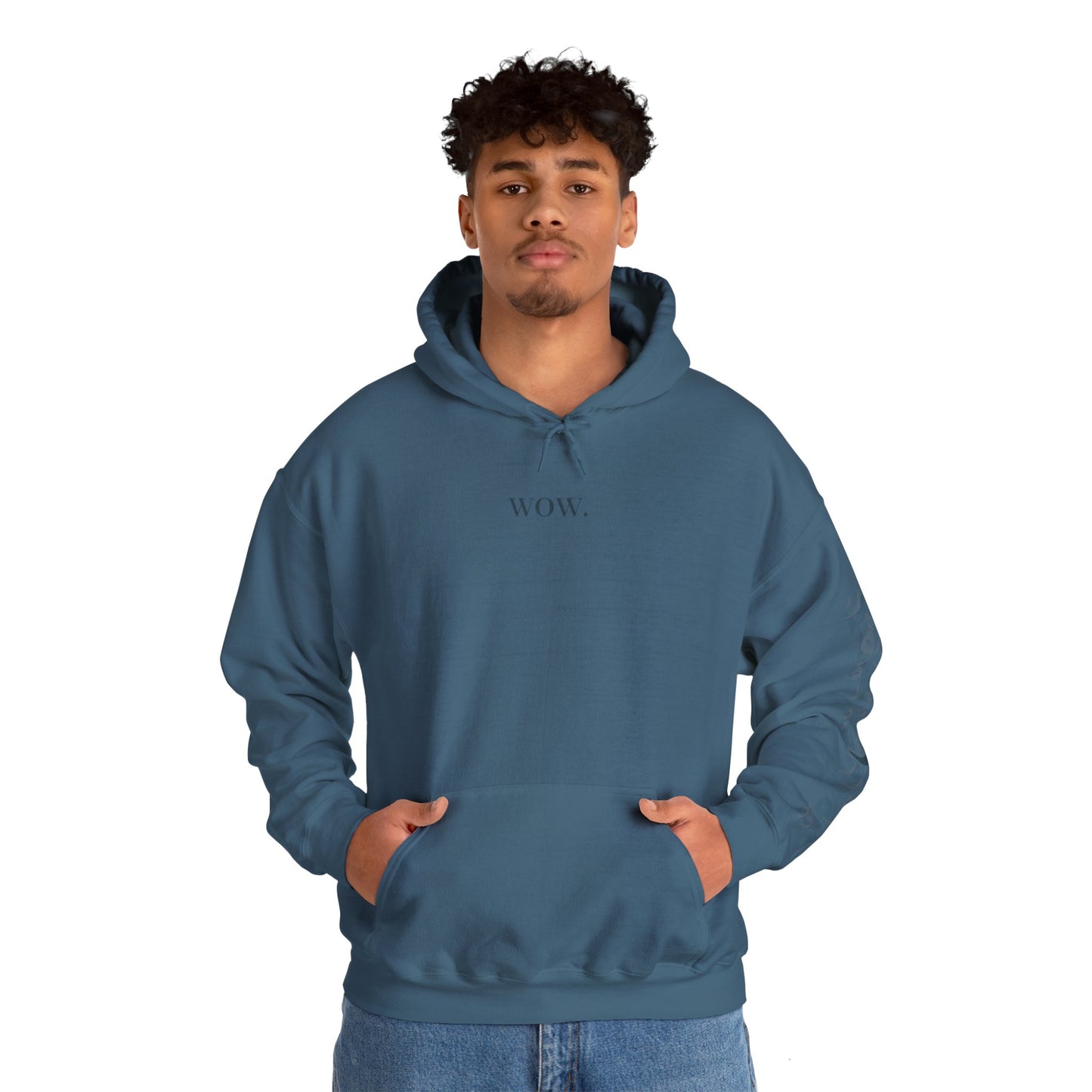 Minimalist "Wow" Hoodie with Arabic Waw