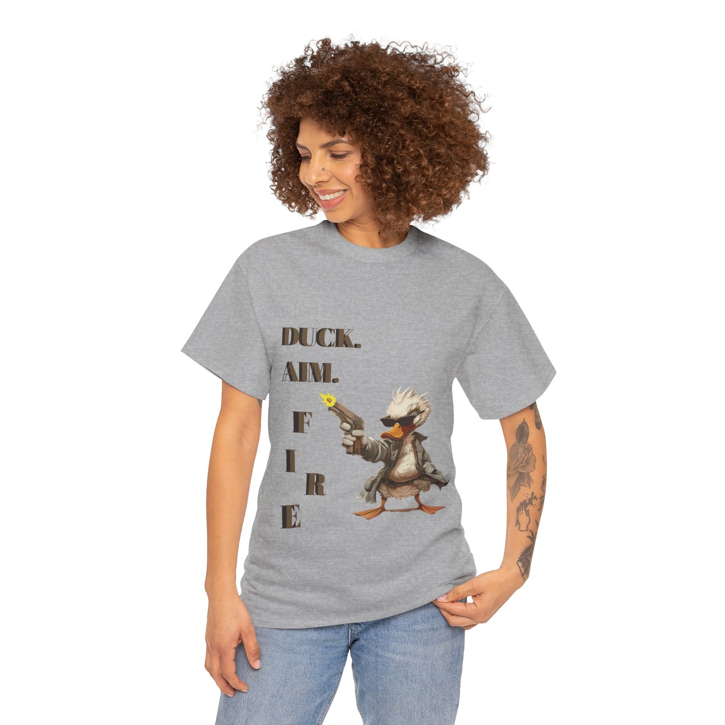 Stay Calm or Duck Out - Bold Unisex T-Shirt