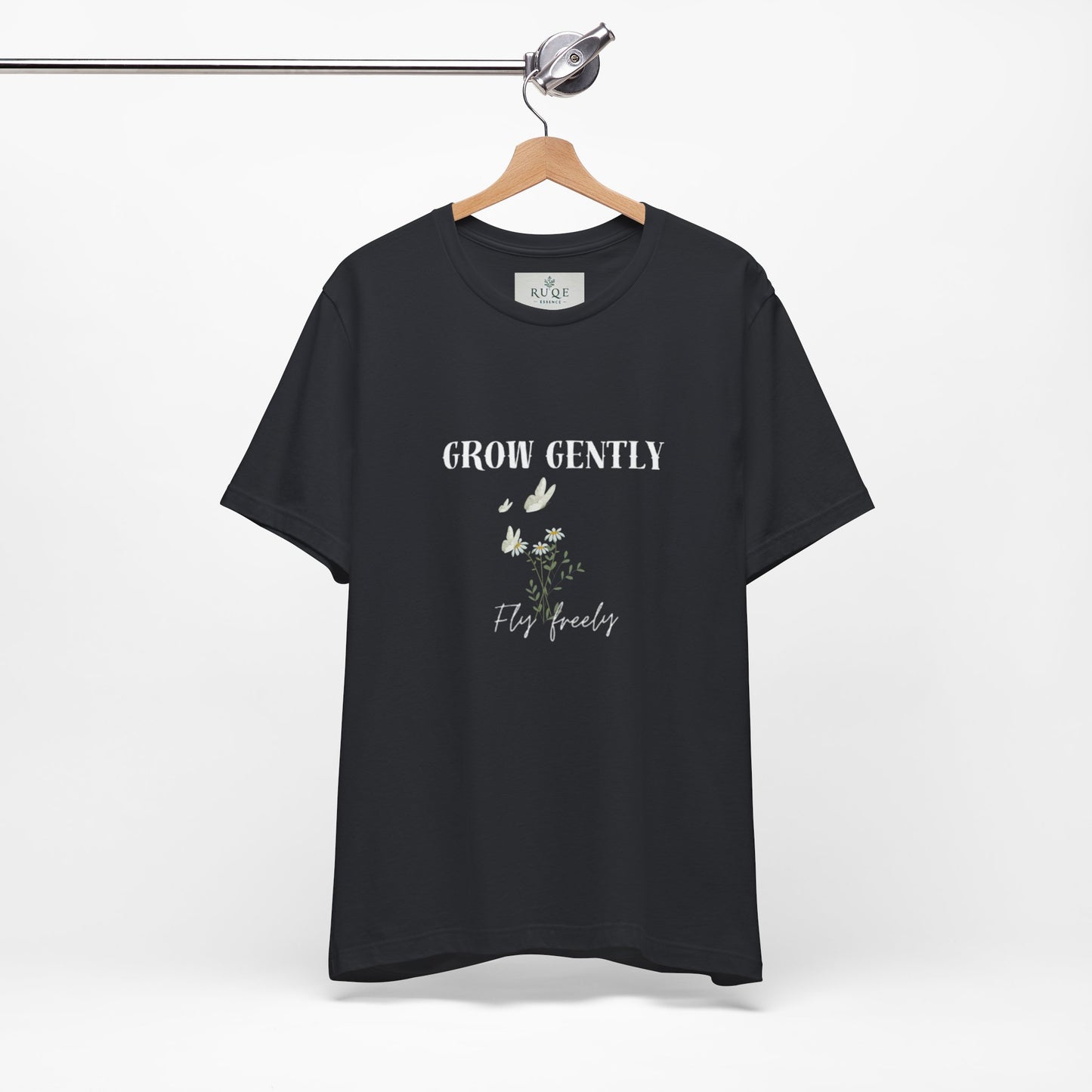 Grow Gently, Fly Freely – Nature-Inspired T-Shirt