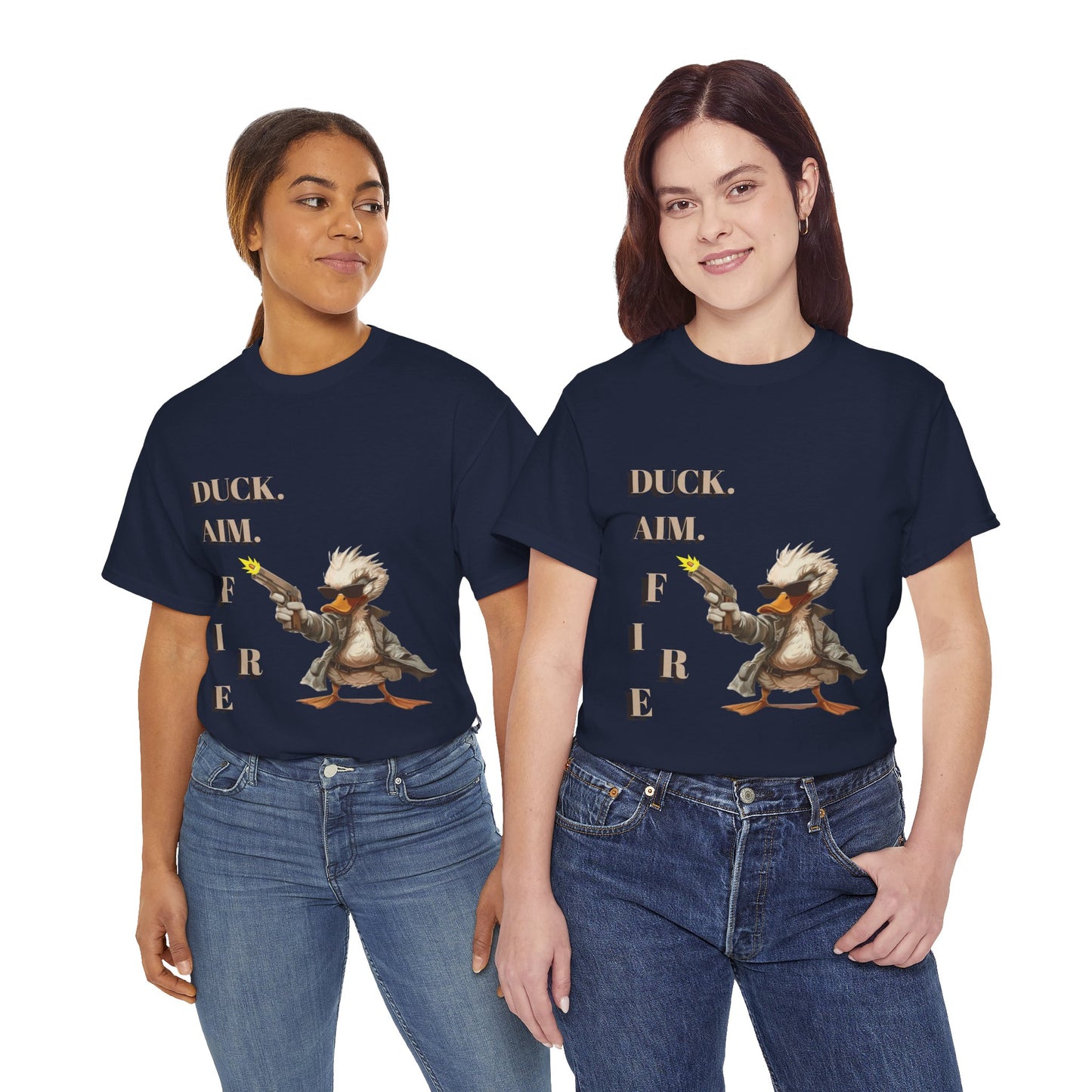 Stay Calm or Duck Out - Bold Unisex T-Shirt