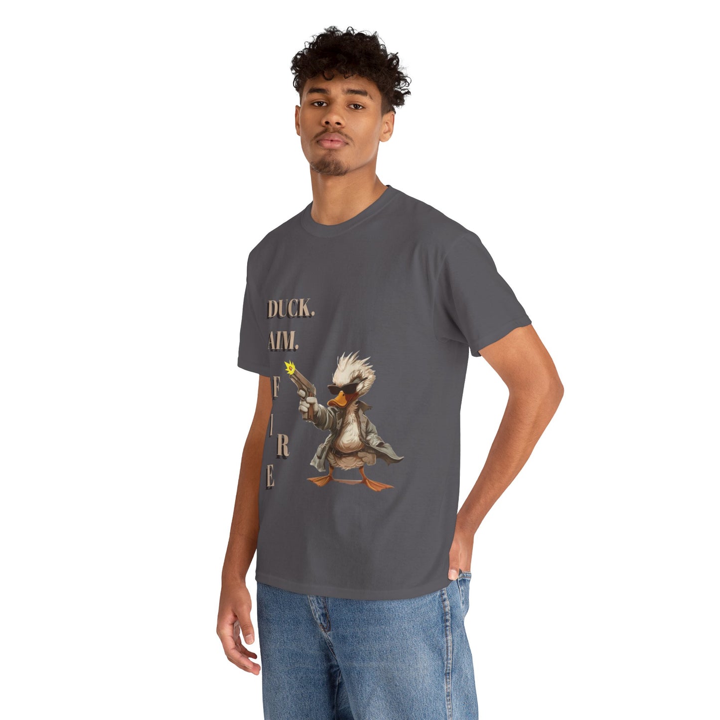 Stay Calm or Duck Out - Bold Unisex T-Shirt